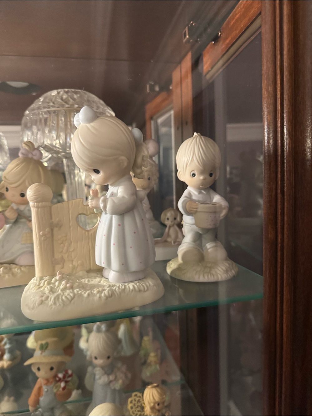 Precious Moments - 43 full size and multiple smaller items